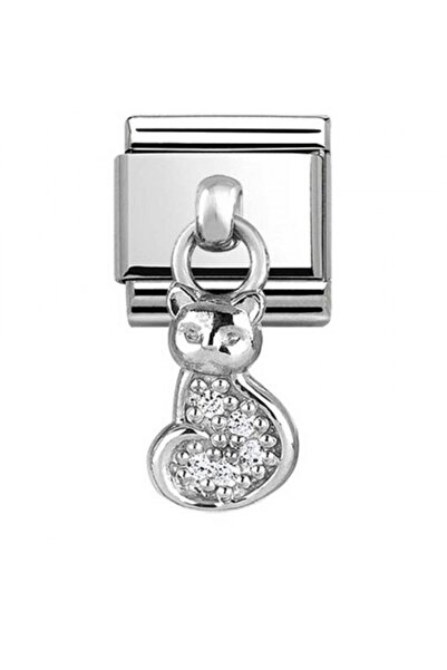 NOMİNATİON Classic Silvershine Cat Dropper Charm 331800/18