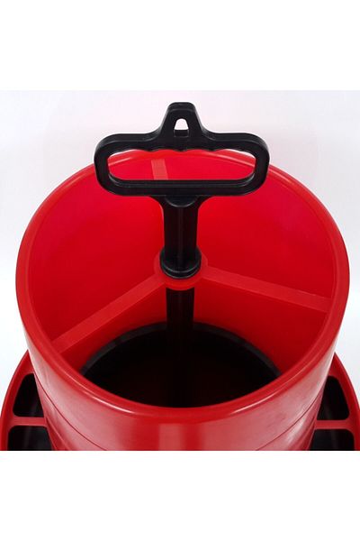 A.C.E.K PLASTİK وعاء دجاج أوتوماتيكي بقاعدة 15 كجم، تعبئة علوية