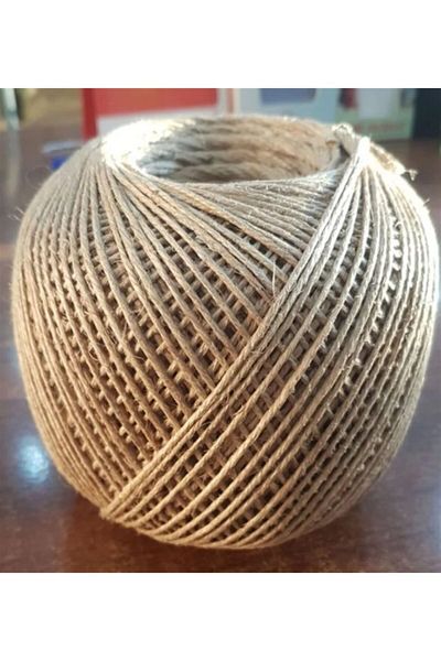 Ars 500 Grams of Jute Rope - Wicker Rope, Sack Rope, Wicker Decoration Rope
