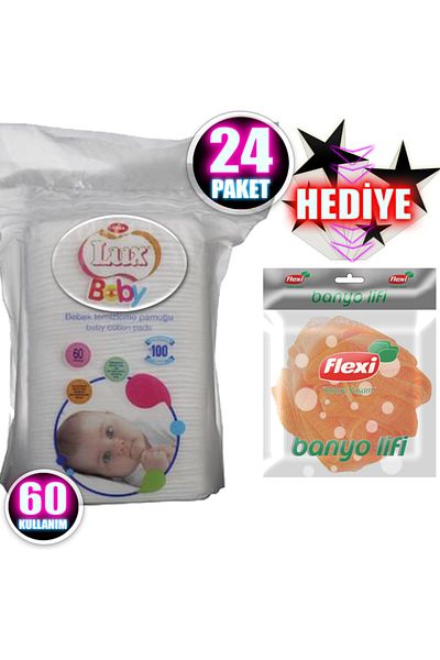LUX Baby Cleaning Cotton 24 Packs of 60