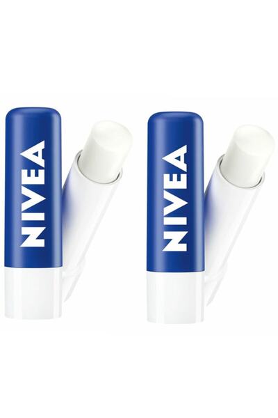 NIVEA عصا العناية بالشفاه 4.8 جرام4005808369522 - عبوة مميزة 2 قطعة