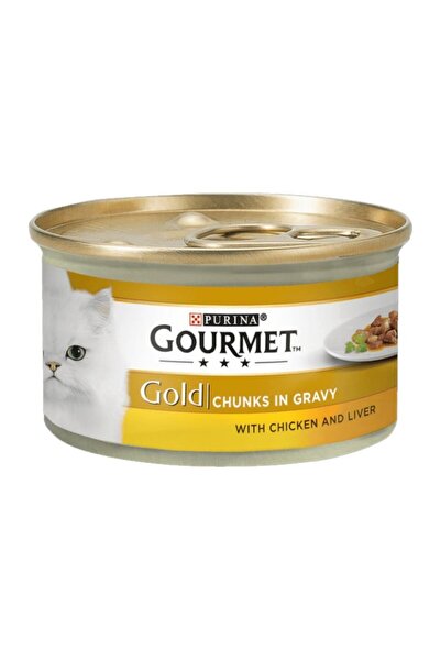 Gourmet Gourmet Parça Etli Tavuk Ciğer Kedi Yaş Maması 85 gr