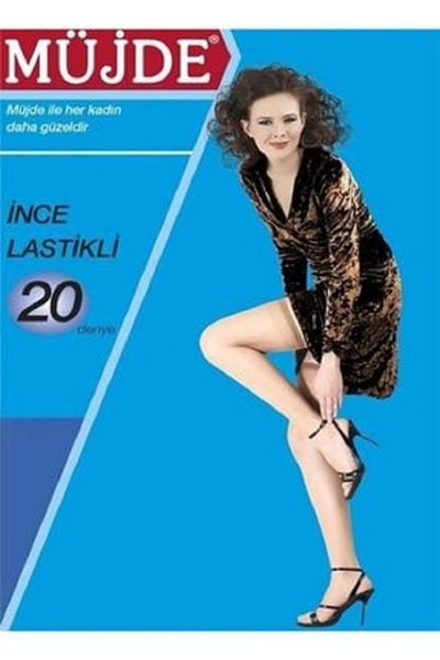 Müjde Тънки чорапогащи над коляното, размер 38 (бронзови), комплект от 3
