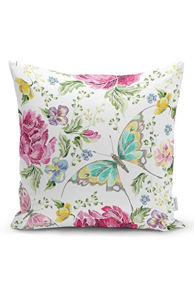 Realhomes Summer Özel Seri Dijital Baskılı Modern Yastık Kırlent Kılıfı 43 x ...