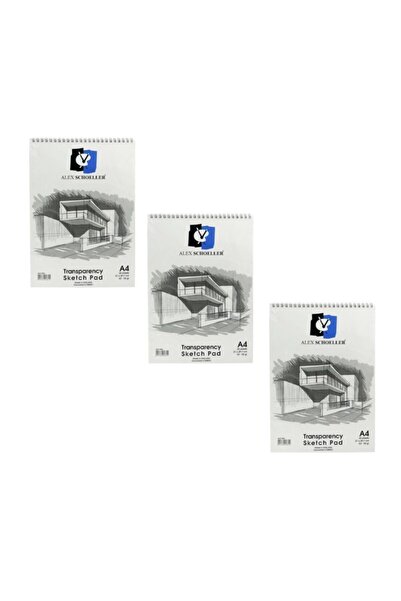 Generic Brand قالب رسم A4 50/55 جرام حلزوني 30 لو Alx-864 3 عبوات