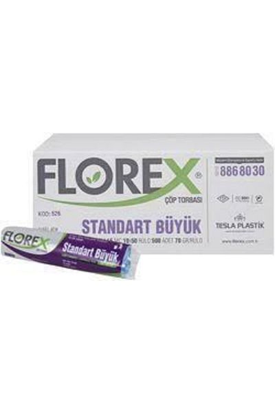 Florex Standard Large Size Blue Garbage Bag X50 Roll