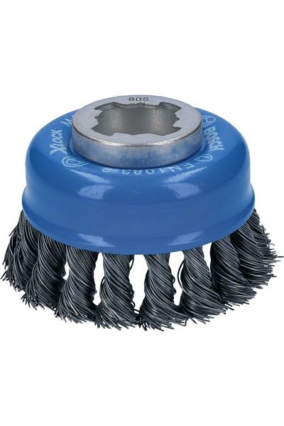 Bosch - X-lock - Heavy Series Twisted Wire Brush for Metal 75*0.5 Mm