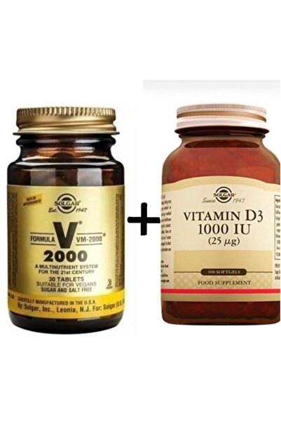Solgar Vm 2000 30 Tablet + D3