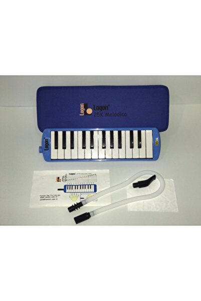 Logon Lg25a Mavi - 25 Tuşlu Kabartma Notalı Klavyeli Melodika