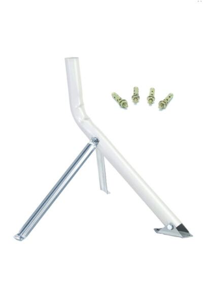 Genel Markalar Çanak Anten Montaj Ayağı Eğri Tip Paslanmaz + 4 Adet Çelik Dübel