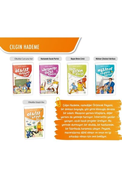 Nesil Yayınları Çılgın Hademe Hikaye Seti (5 Kitap)