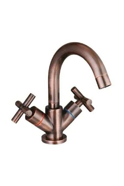 GPD Nino Copper Oxide Sink Faucet - Swivel Spout