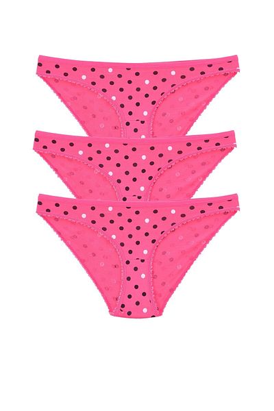 Pemilo Chiloți de bikini cu model fuchsia pentru damă