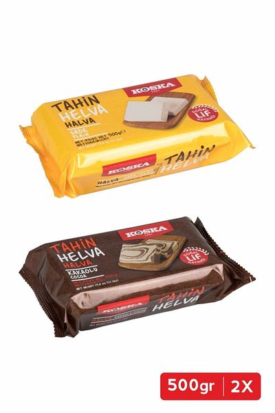 Koska 500 g Halva - Cocoa and Simple Flavor Package