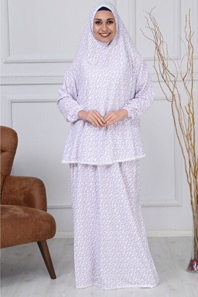 Reis 100% Cotton Double Suit Women's Prayer Dress with Sleeves Model