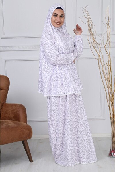 Reis 100% Cotton Double Suit Women's Prayer Dress with Sleeves Model