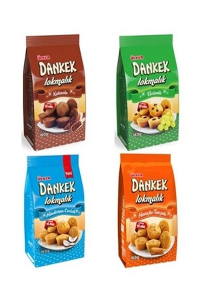Ülker Dankek Turkish Delight Mixed 160Gr * Pack of 4