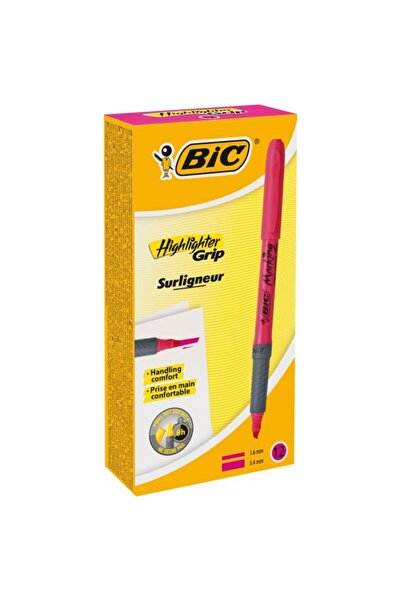 Bic Marking Highlighter Grip Kalem Tipi Fosforlu Işaret Kalemi 1,6 - 3,4 Mm P...