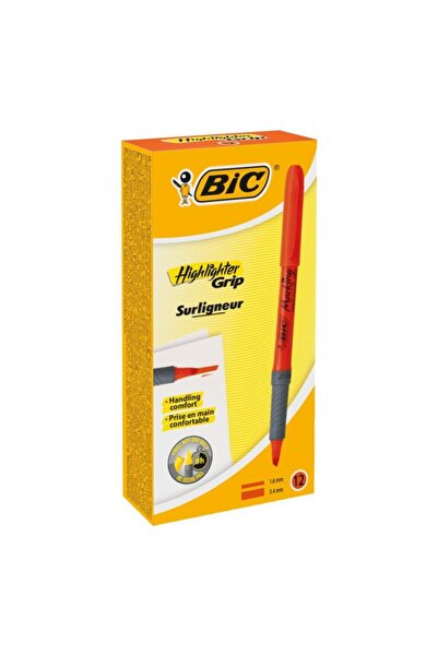Bic Marking Highlighter Grip Kalem Tipi Fosforlu Işaret Kalemi 1,6 - 3,4 Mm T...