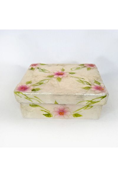evinizdeki okyanus esintisi turkuaz hediyelik Large Mother of Pearl Box Rectangular Violet
