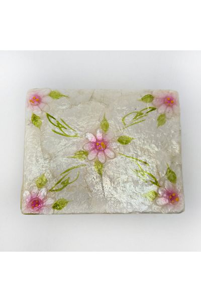 evinizdeki okyanus esintisi turkuaz hediyelik Large Mother of Pearl Box Rectangular Violet