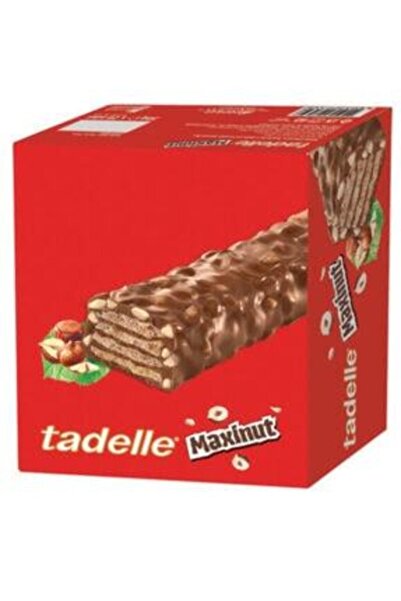 Tadelle Maxinut Çikolata Kaplamalı Gofret 30 gr 20 Adet -maxinut-ciko-20x30g