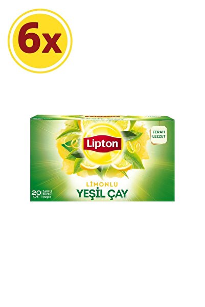Lipton Berrak Limonlu Bardak Poşet Yeşil Çay X 6 Adet