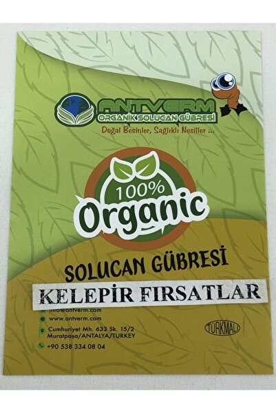Antverm %100 Doğal Humik + Fulvik Asit Içerikli Bitki Besleyici Solucan Gübre...