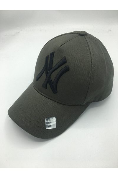 GONCA ŞAPKA Unisex Khaki Ny Embroidered Adjustable Hat