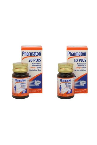 Pharmaton 50 Plus 30 Kapsül- 2 Adet