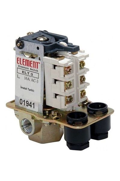 Element 2 8 بار مفتاح ضغط ثلاثي الطور بدون تصريف 1 2 بوصة