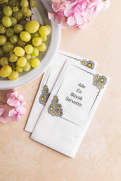 NapkinStore Family Mottolu Napkin 24 Pack
