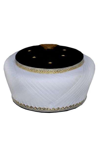 şahinbak Black Fes, Yellow Tasseled Wrap, Imam Wrap, Wrap, Black Imam Wrap (S060)