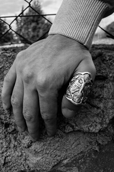 CAPO by Aytaç Yamaç Ayarlanabilir Eskitme Kuruluş Diriliş Osmanlı Selçuklu Kartalı Savaşçı Okçu Yüzük