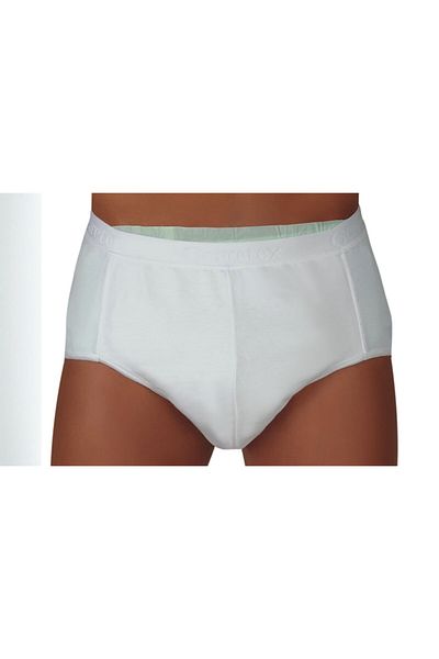 CARETEX Orion White XS - Light, Absorbent, Antiallergic and Liquid Proof Men's Briefs