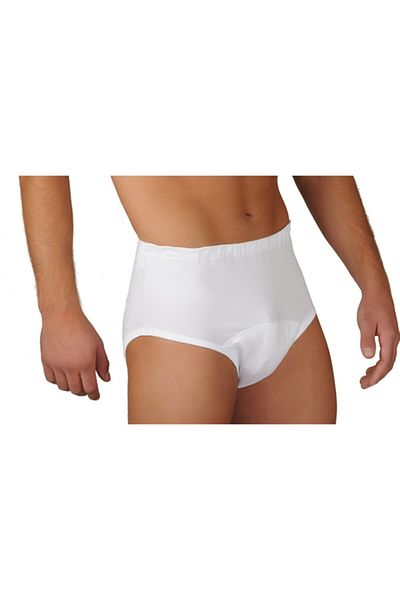 CARETEX Equinox Black Men's Absorbent Briefs - High Absorbent, Antiallergic, Washable, Liquid Proof 3XL