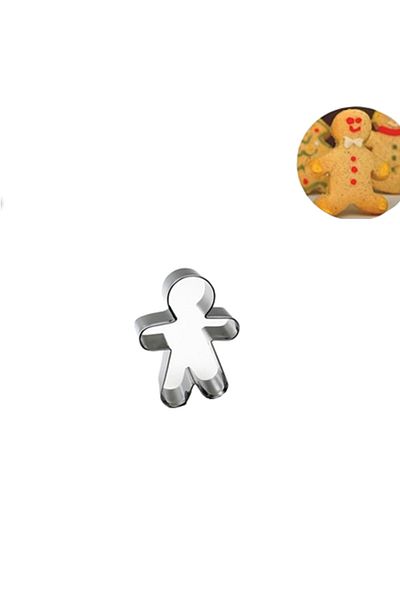 Eminonutoptanci Cake And Cookie Mold Medium Size Pluck Cookie Man 9x6.5 Cm