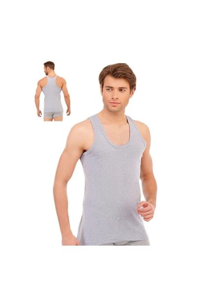 Tutku Ανδρικό γκρι εσώρουχο 3 Pack Rib Sportsman