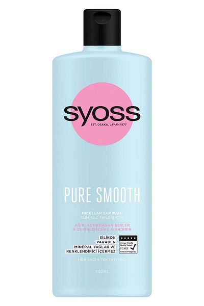 Syoss 500 Ml Pure Micellar Shampoo - 6 Pieces