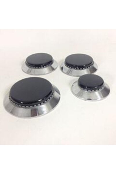Uzel Ocak Fırın 4 Tırnaklı Bek Takımı Ve 4 Bek Kapağı Takımı 8 Parça Set Tırn...