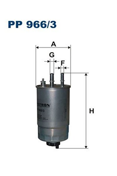 Filtron Fiat Linea 1.6mj 2008-2014 Fıltron Mazot Filtresi
