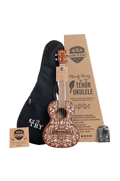 Kala Mandy Harvey Signature Tenor Ukulele Başlangıç Seti