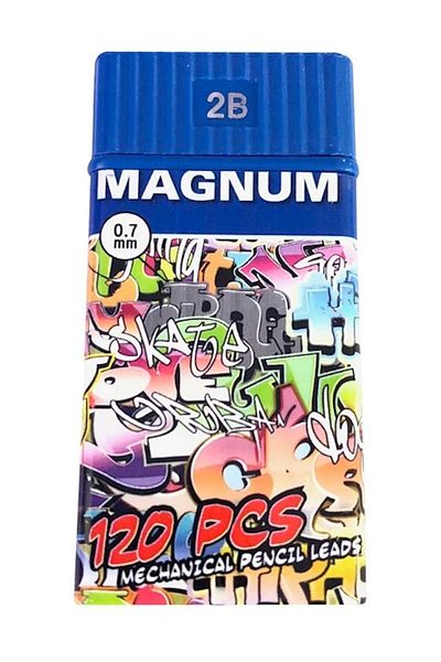 MAGNUM 0.7 ملم 2B 120 رأس قلم متعدد الاستخدامات 3 قطع