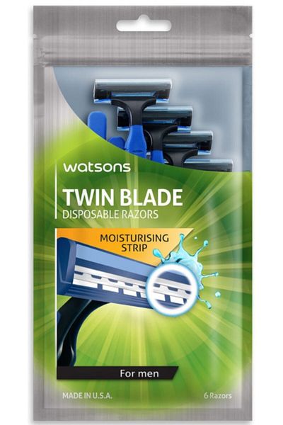Watsons 6-Piece Men's Razor - Disposable