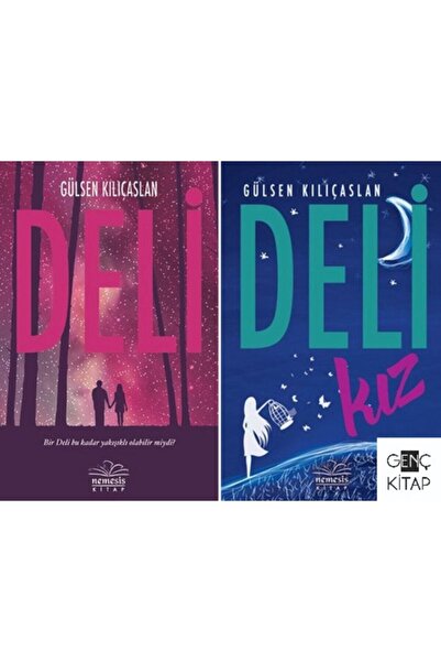 Nemesis Kitap Deli - Deli Kız 2 Kitap Set Gülsen Kılıçaslan