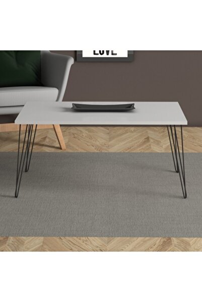 Monte Sehpa Fiona Orta Sehpa Beyaz