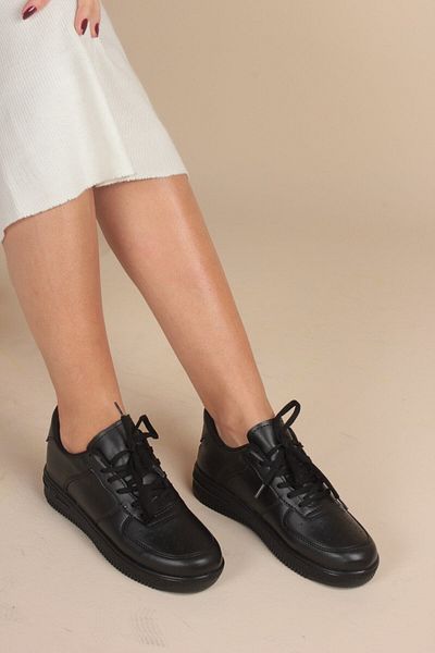 İnan Ayakkabı Pantofi Insports Black Air (TALPA 3CM)