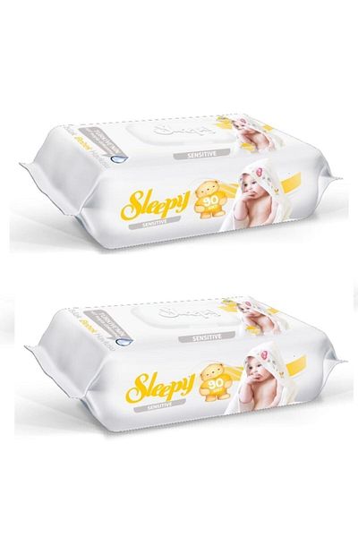 Sleepy 90's Sensitive Wet Towel - X 2