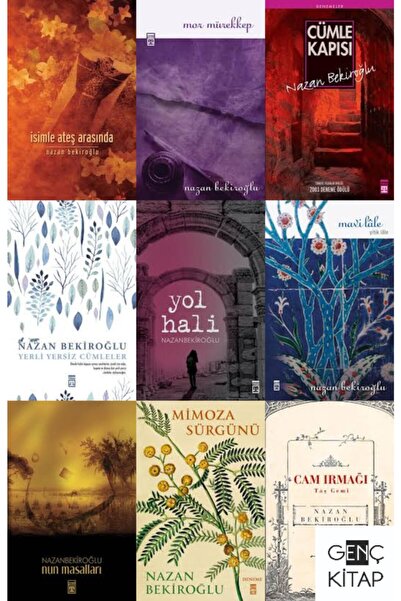 Timaş Yayınları Nazan Bekiroğlu 9 Kitap Set Yol Hali-mavi Lale-mimoza Sürgünü...