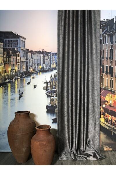 rendecioğlutekstil Rendecioğlu Tekstil Truva Çift Renkli Fon Perde Adet Bazın...